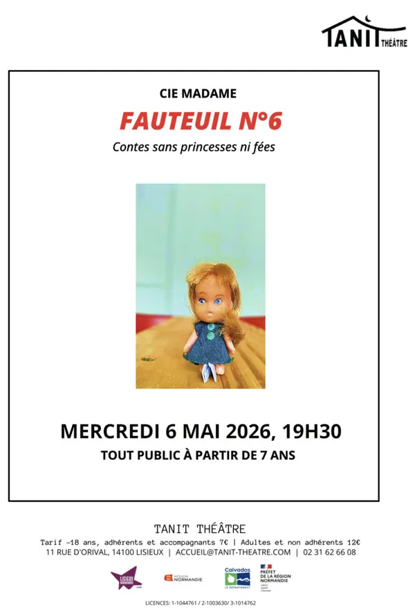 Fauteuil N°6, contes sans princesses ni fées