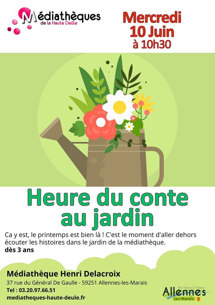 L'heure du conte au jardin