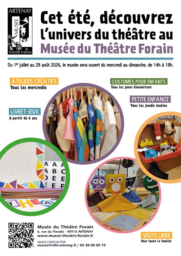 Les activités de l'été au Musée du Théâtre Forain