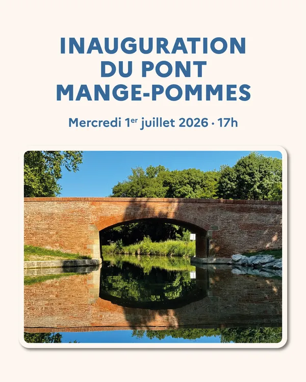 Inauguration du pont Mange-Pommes