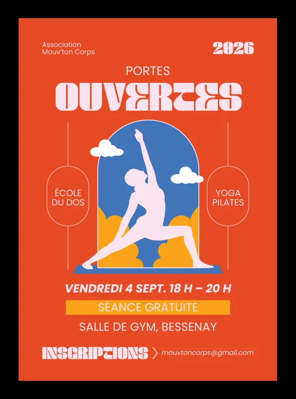 Portes ouvertes - Pilates, yoga et école du dos