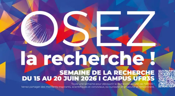 Semaine de la recherche UFR3S : découvrez les grands enjeux de demain !