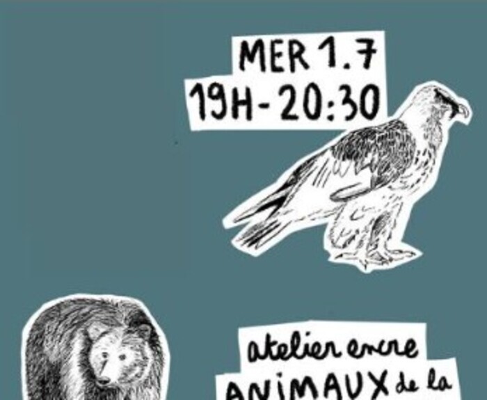 Atelier encre/animaux