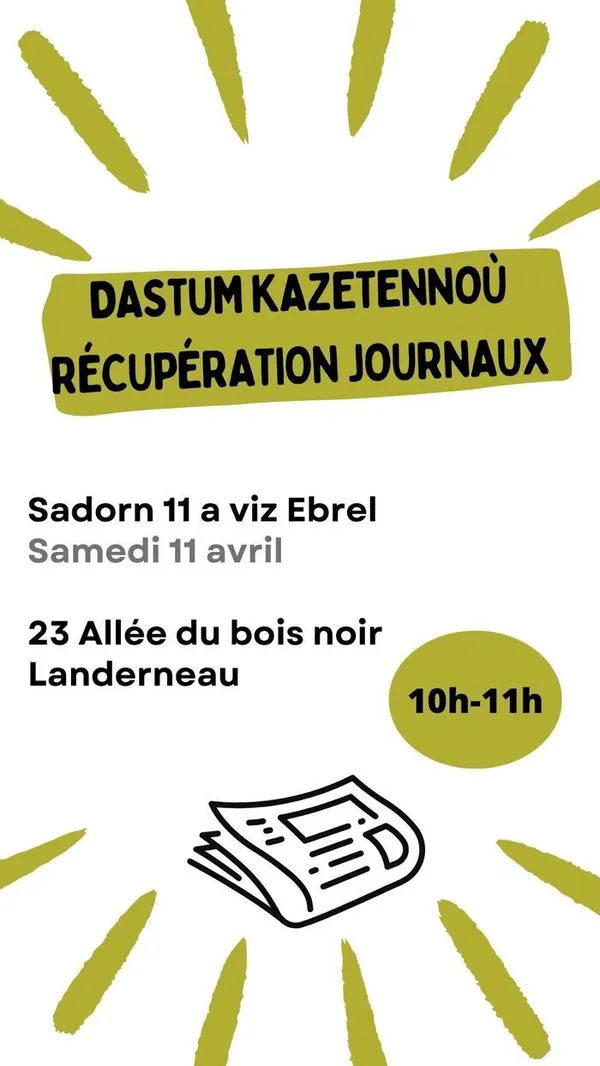 GARDEZ VOS JOURNAUX !