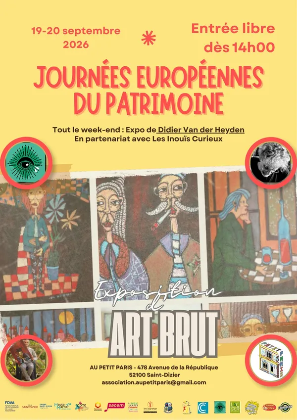 Exposition d’art brut de l'artiste Didier Van der Heyden