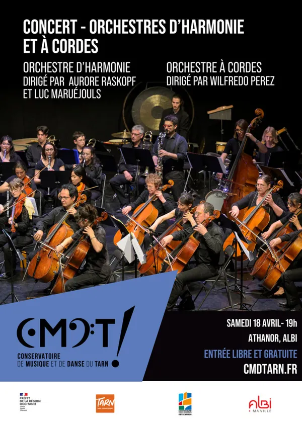 Concert - orchestre d'harmonie et ensemble à cordes