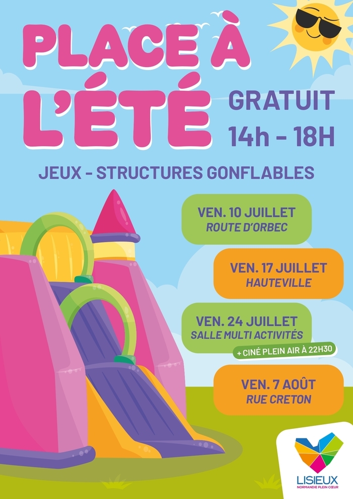 Place à l'été - Jeux & structures gonflables