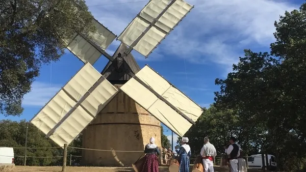Visite du moulin de Paillas