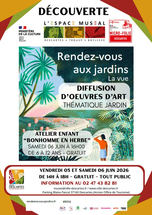 Rendez-vous aux jardins à la Micro-Folie de Descartes !