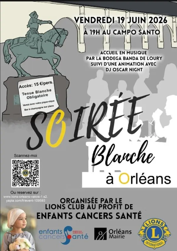 SOIRÉE BLANCHE et DANSANTE au Campo Santo Orléans
