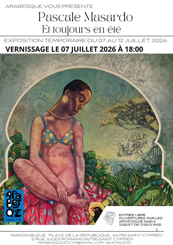 Le centre d’art Arabesque a le plaisir d’accueillir Pascale Masardo pour son exposition Et toujours en été.