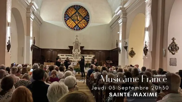 Concert à Sainte-Maxime : Ravel, Bach, Vivaldi, Cantemir, Rachmaninov, Puccini, Saint-Saëns