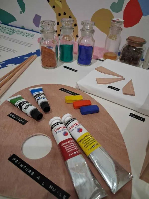 Labomusée Toucher l'art : les pigments