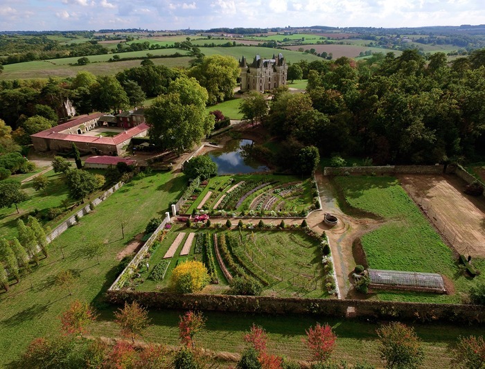 Visite du jardin du château de La Baronnière