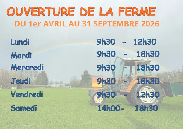 Visite libre de la ferme du Parc des Meuniers
