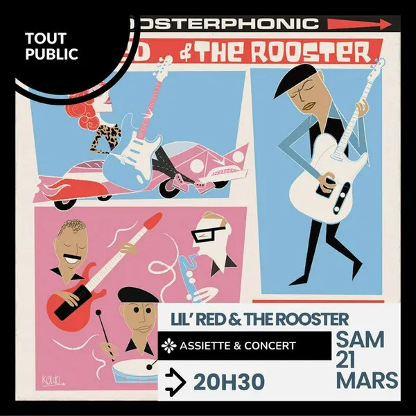 Lil’red & the rooster