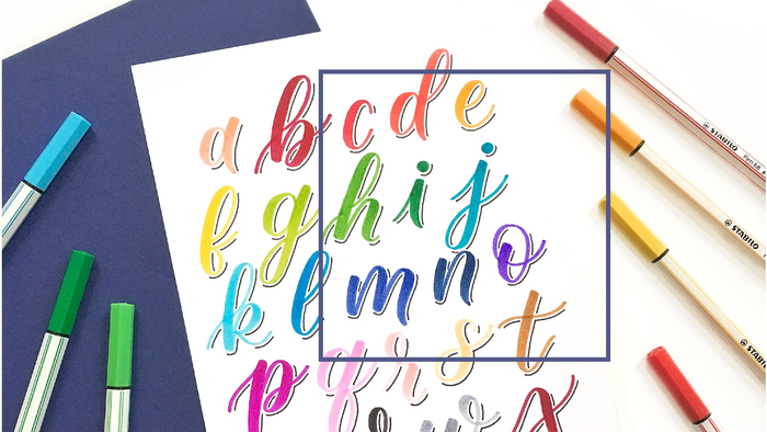 Initiation au Brush lettering