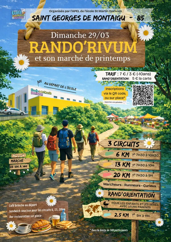Rando'rivum et Marché de printemps