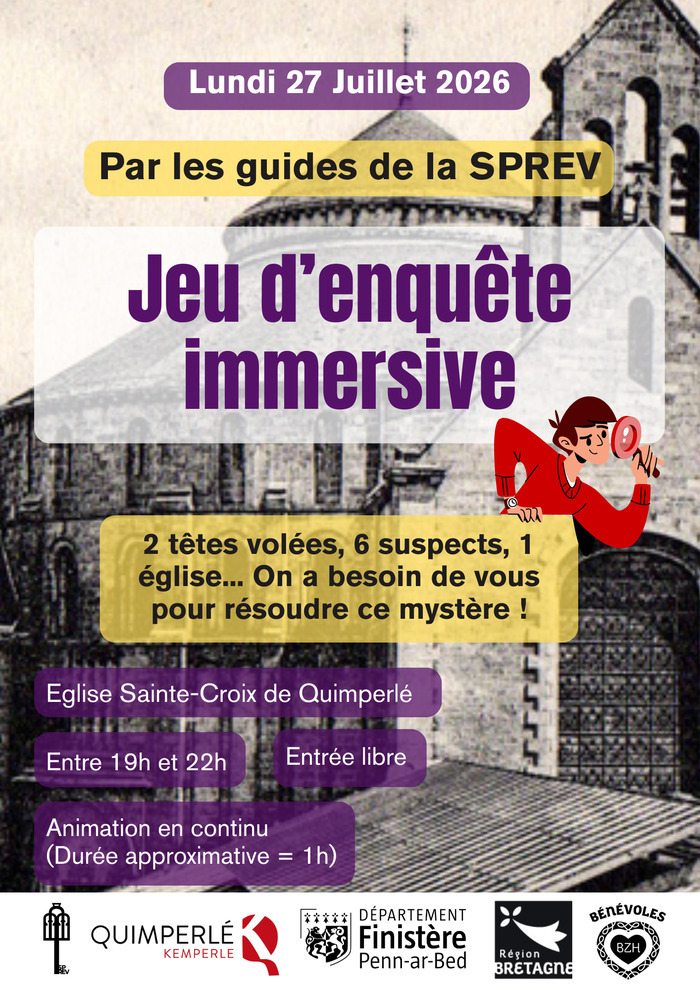 Enquête immersive dans l'église Sainte-Croix de Quimperlé