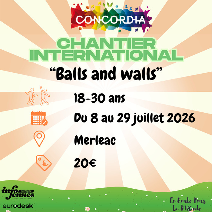 Chantier international de jeunes à Merléac