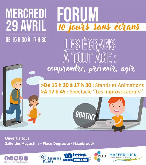 Forum "10 jours sans écrans"