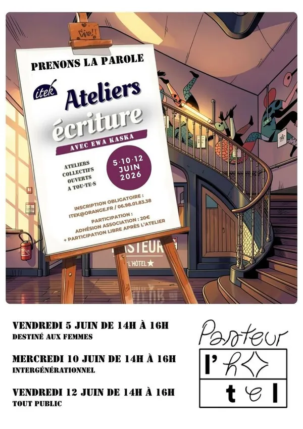 Ateliers d'écriture "Prenons la parole ! écrire et partager un récit de vie sur son quartier"