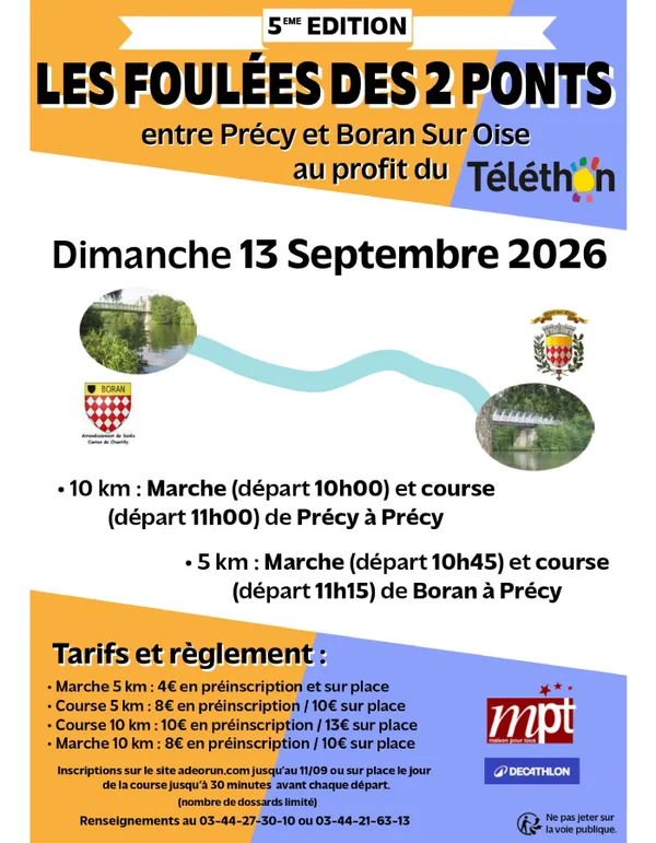 Les Foulées des 2 ponts