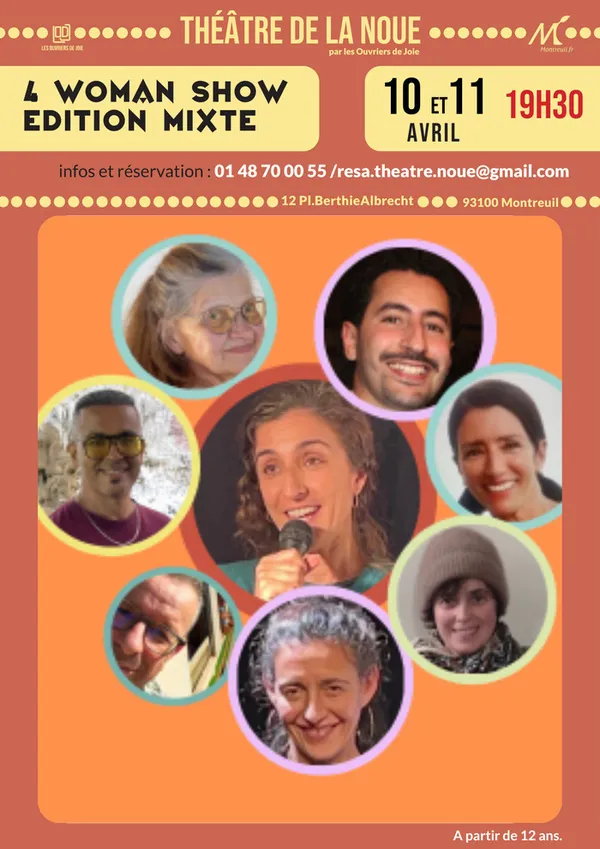 4 WOMAN SHOW - ÉDITION MIXTE - 10 et 11 AVRIL