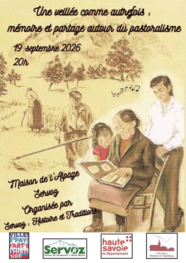 Une veillée comme autrefois: mémoire et partage autour du pastoralisme.