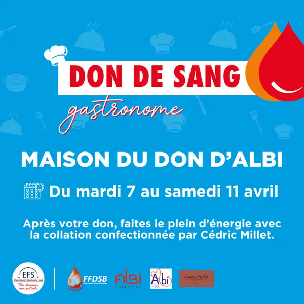 Collecte de sang "gastronome"