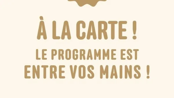 À la carte !