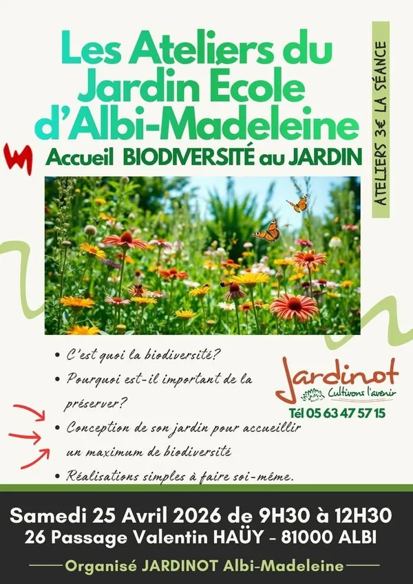 Accueillir la biodiversité au jardin