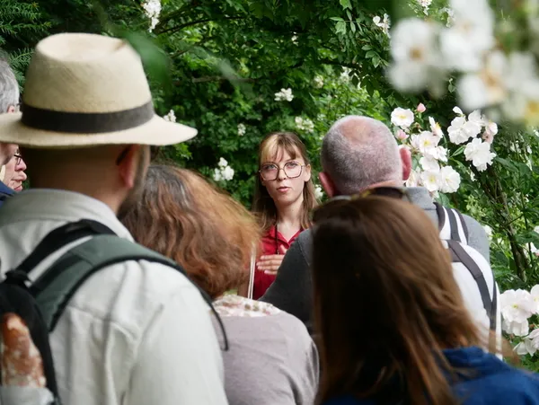 Visite commentée de la collection des roses du Château du Rivau