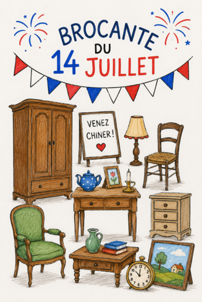 Une grande brocante pour célébrer la Fête nationale