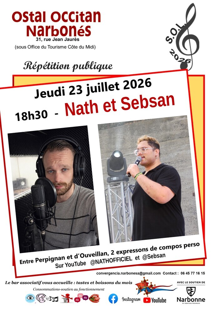 S.O.L Scène Ouverte Locale : Nath et Sebsan
