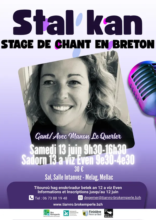 Atelier de chant en breton Pays de l'Aven et Pays de Vannes