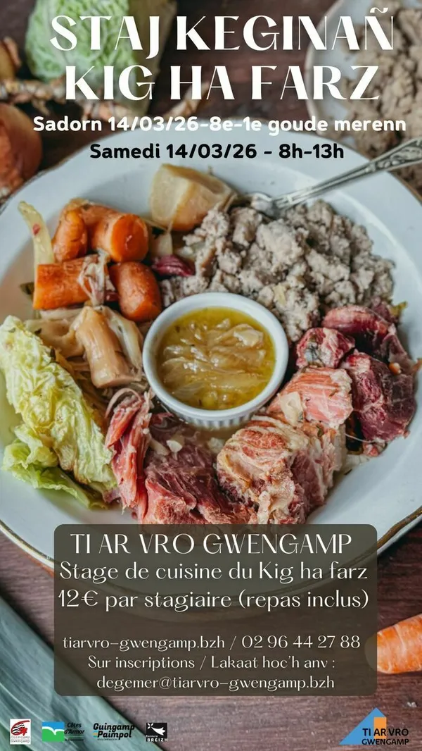 Stage de cuisine du Kig ha farz