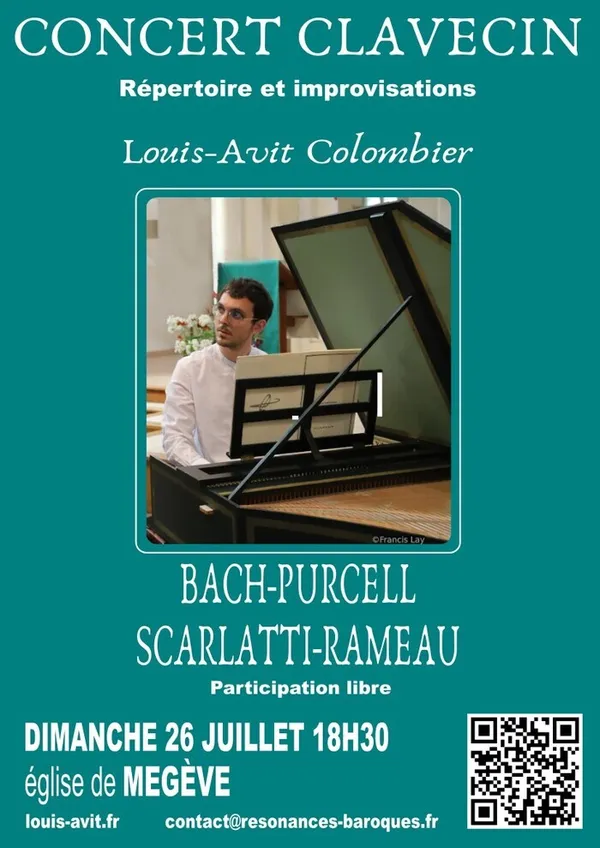 Concert baroque de clavecin à Megève (74120)