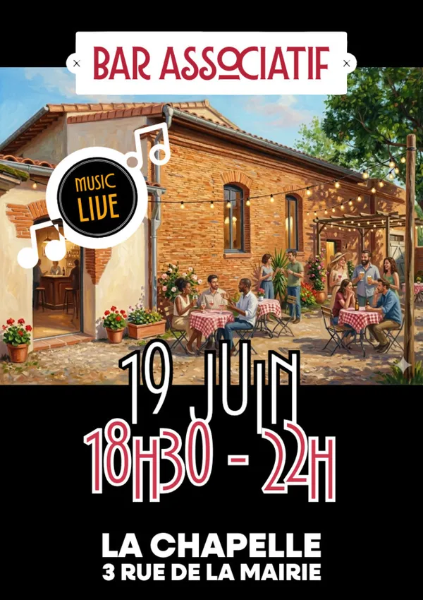 Votre bar associatif La Chapelle ouvre ses portes !