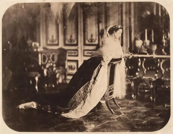 L’impératrice Eugénie en robe à pois