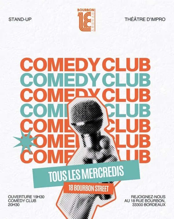 Comedy Club au 18 Bourbon Street