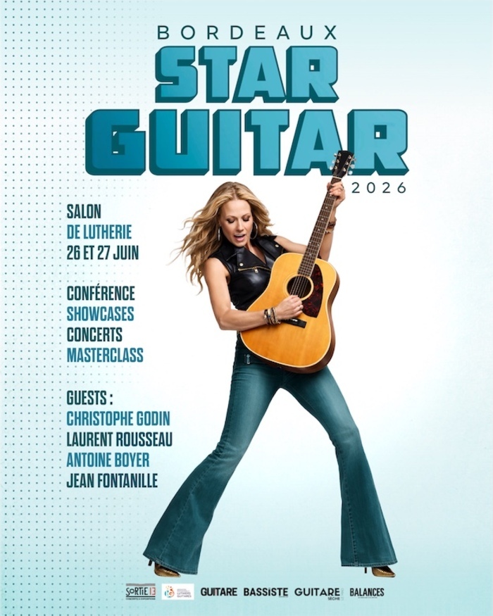 Bordeaux Star Guitar