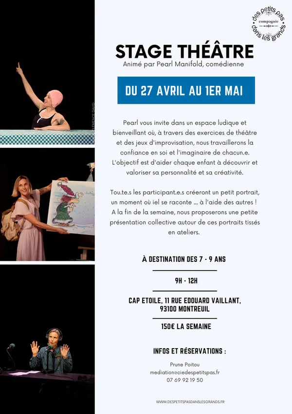 Stage théâtre -  7-9 ans