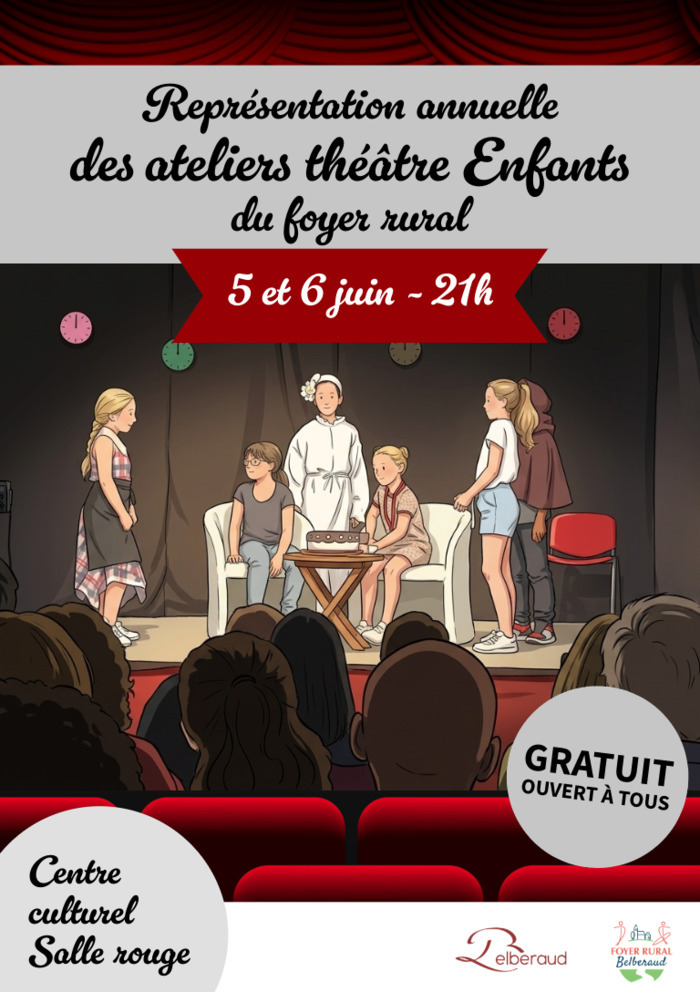 Représentation annuelle de la section Théâtre enfants du FRB