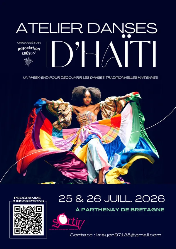 Week-end de danses traditionnelles haïtiennes à Parthenay-de-Bretagne