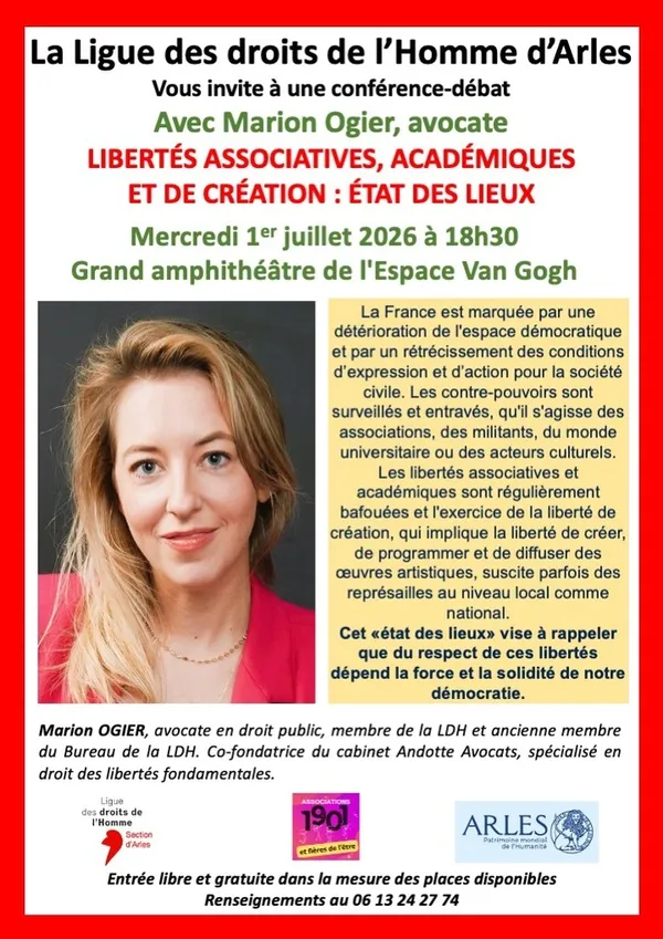 Libertés associatives, académiques et de création