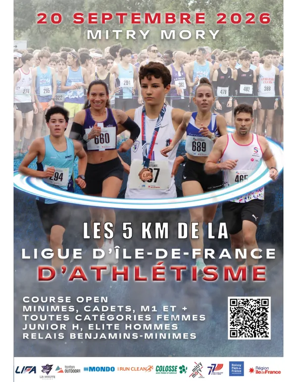 Les 5km de la ligue île de France d'athlétisme