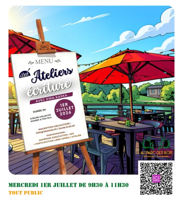 Ateliers d'écriture "Prenons la parole ! écrire et partager un récit de vie sur son quartier"