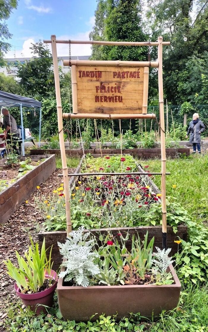 Portes ouvertes du jardin partagé Félicie Hervieu de Châtillon