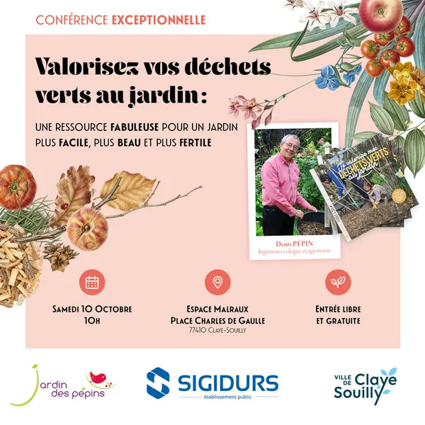 Valorisez vos déchets verts au jardin - Conférence exceptionnelle gratuite